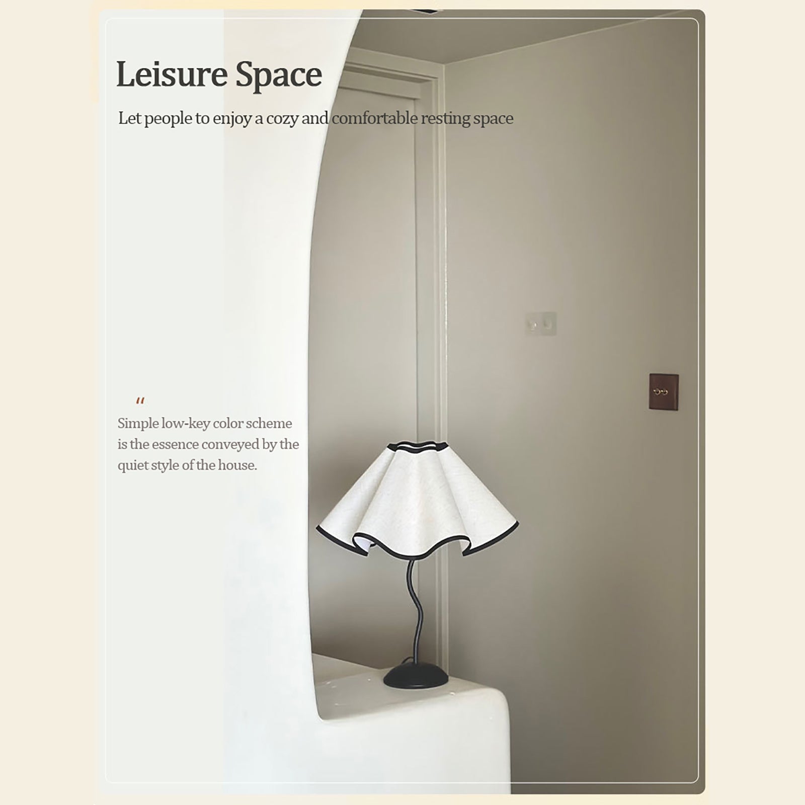 JOYIDEAVA Bedside Lamp, 3 Color Temperatures Petals Decorative Table Lamps